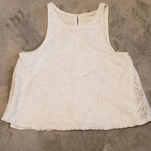 Withe croptop blanco